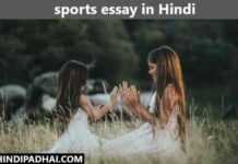 sports essay in Hindi