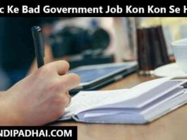 Bsc Ke Bad Government Job Kon Kon Se Hai